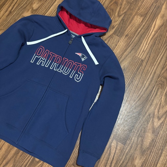 Pro Line / Fanatics * Full Zip Sweatshirt Hoodie * NE Patriots * Like NEW * L - Picture 2 of 10